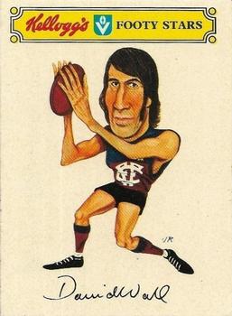 1974 Kellogg's VFL Footy Stars Stickers #NNO David Wall Front